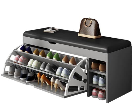 UB Dulap pentru pantofi tip bancheta GRI 80 X 34 X 51